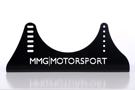 Steel universal mount for a bucket seat.